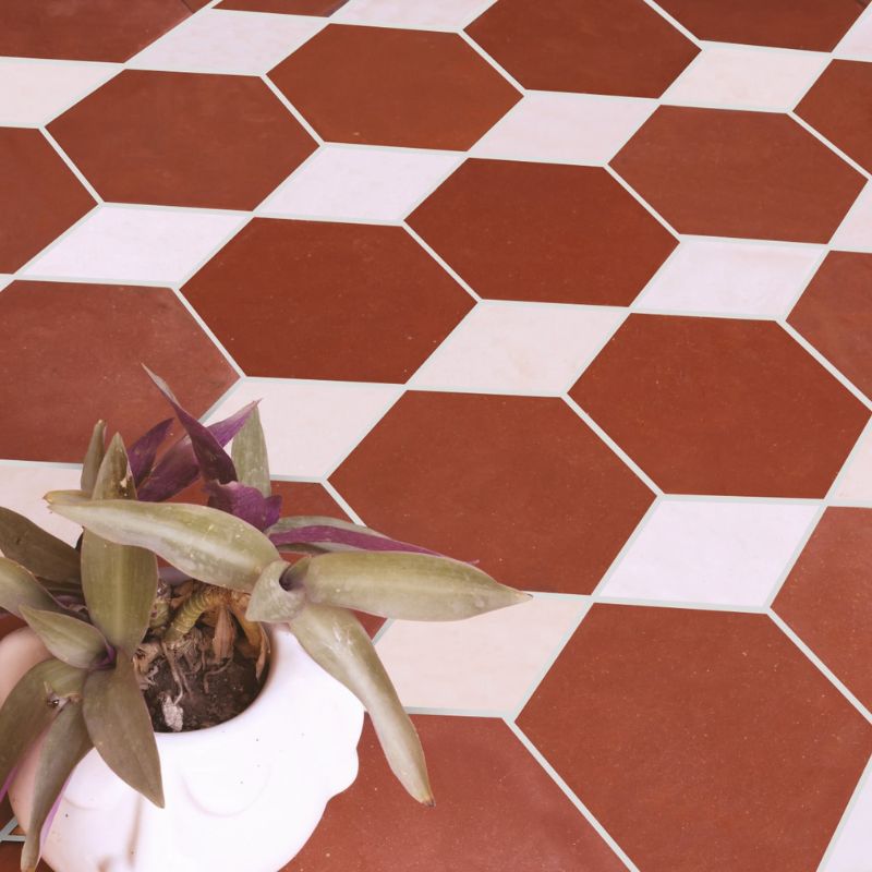 Hexagon Terracotta Block