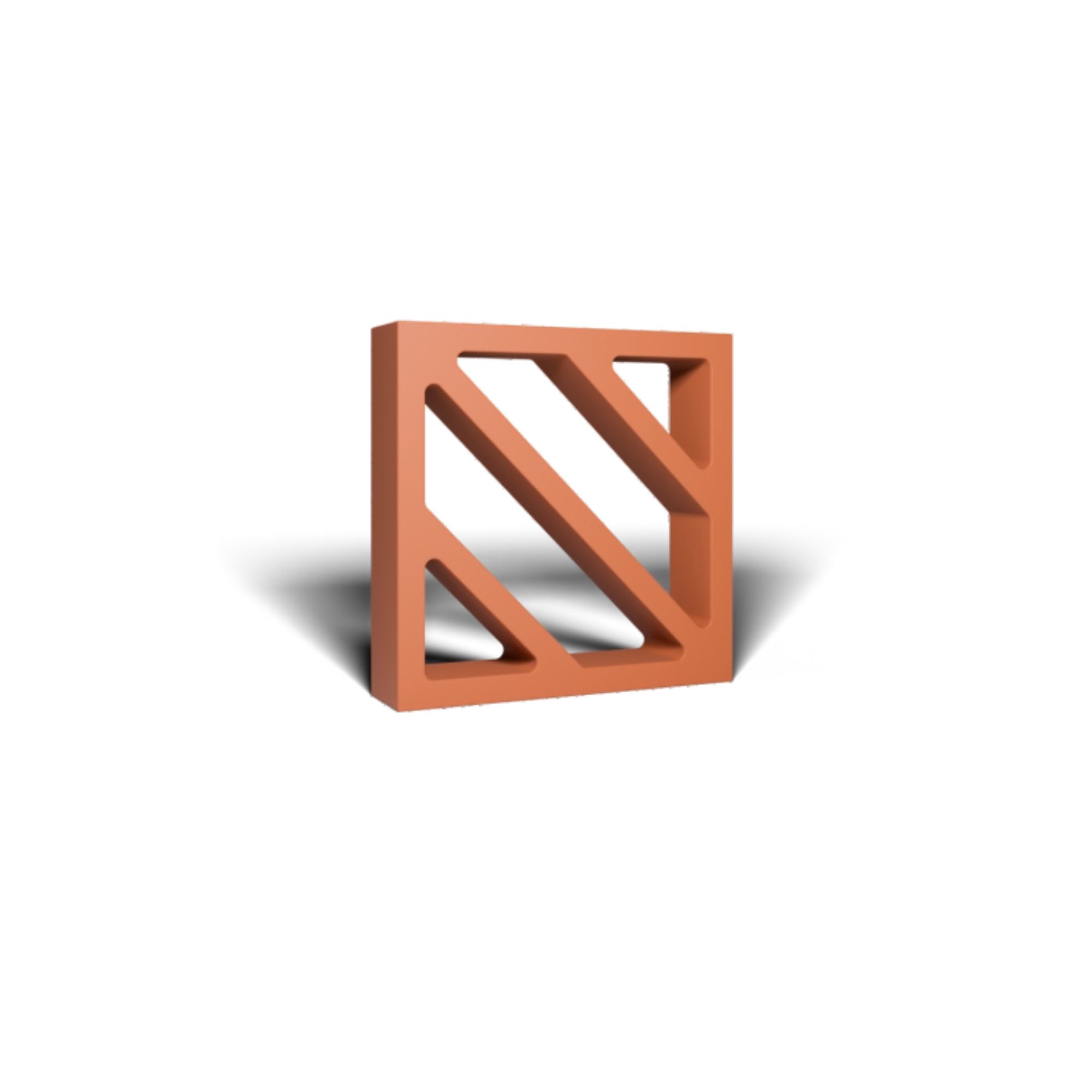 Zebra terracotta jali / Zebra Breeze Block