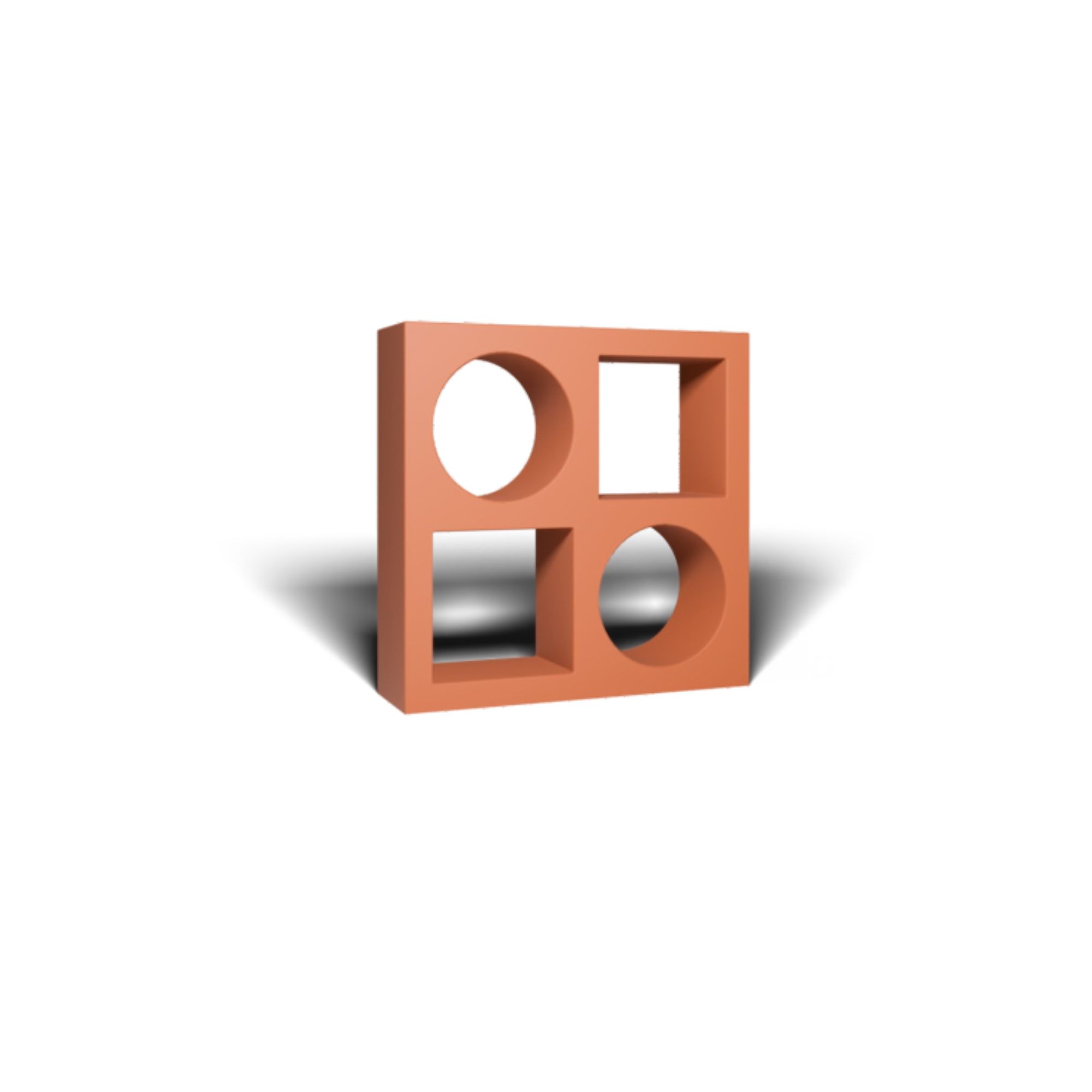 Cubic Terracotta Jali / Cubic Breeze Blocks