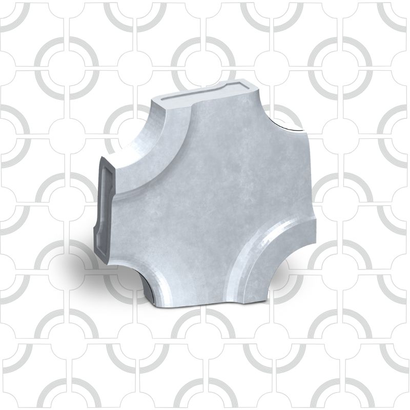 Half Round concrete jali / Half Round Breeze Block