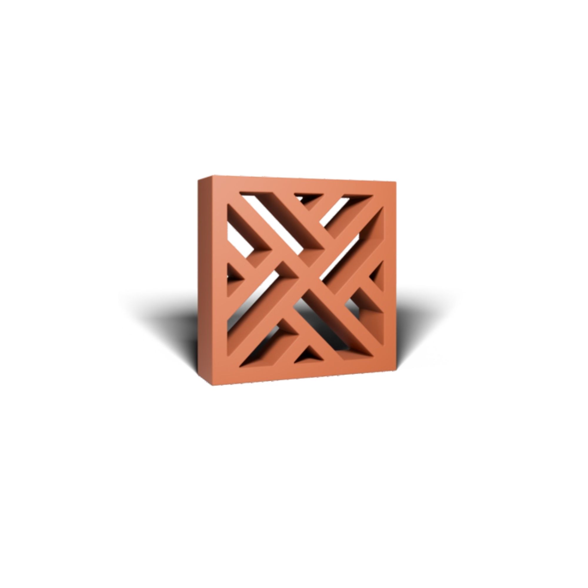 Zebra terracotta jali / Zebra Breeze Block
