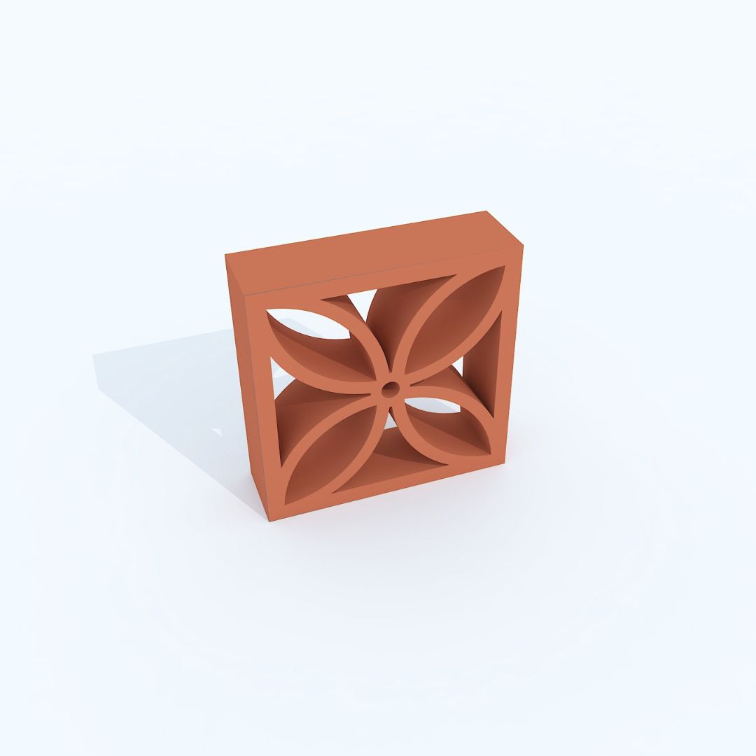 Amber Terracotta Jali / Amber Breeze Blocks
